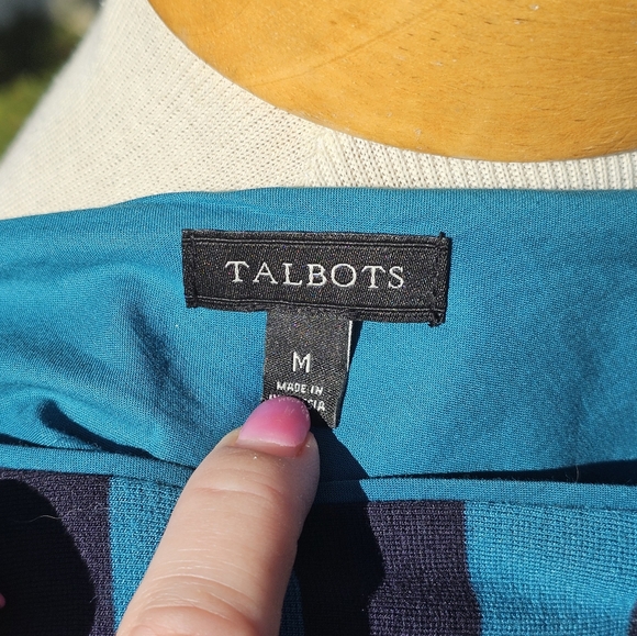 Talbots striped top - Picture 4 of 5